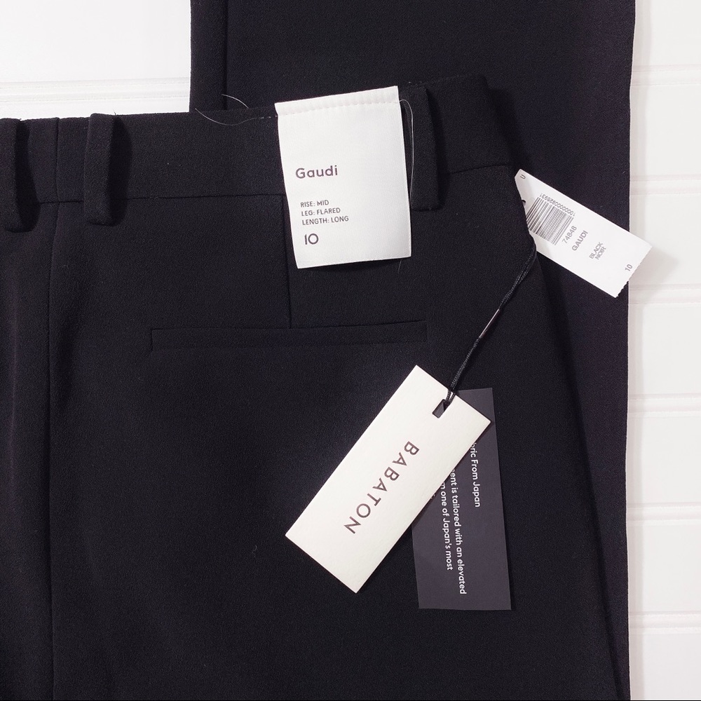 Babaton Aritzia Black Noir Gaudi Trouser Pants - Picture 7 of 11